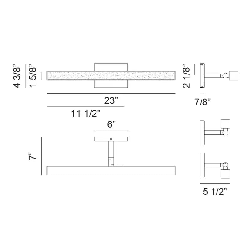 MATTEO, PARALLEL WALL SCONCE, WALL SCONCES