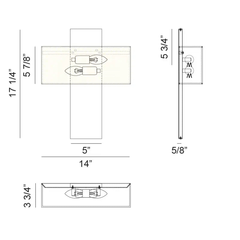 MATTEO, STAFFORD WALL SCONCE, WALL SCONCES