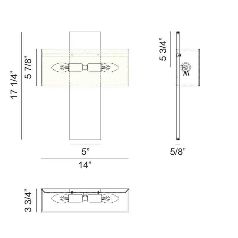 MATTEO, STAFFORD WALL SCONCE, WALL SCONCES