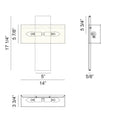 MATTEO, STAFFORD WALL SCONCE, WALL SCONCES