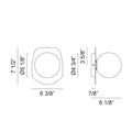 MATTEO, RAZZ WALL SCONCE, WALL SCONCES