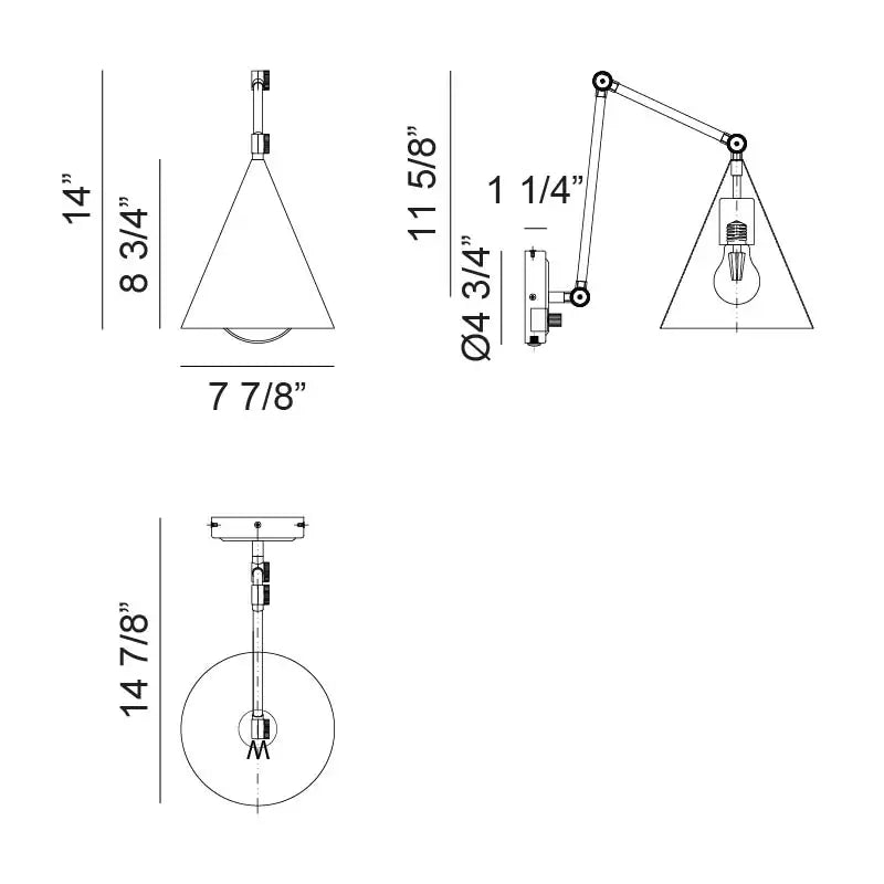 MATTEO, PEARSON WALL SCONCE, WALL SCONCES
