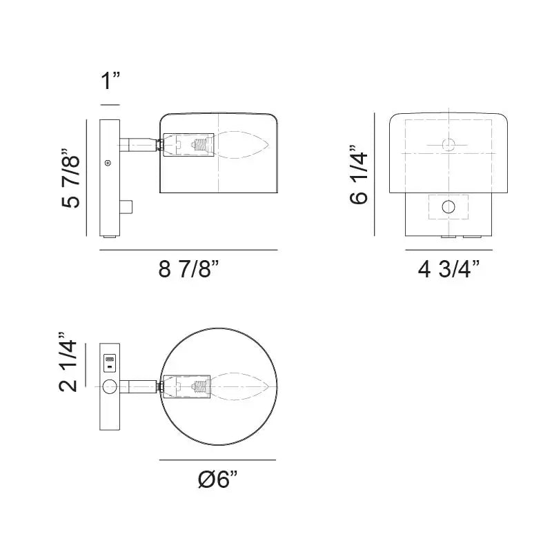MATTEO, CLINTON WALL SCONCE, WALL SCONCES