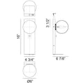 MATTEO, STANLEY WALL SCONCE, WALL SCONCES