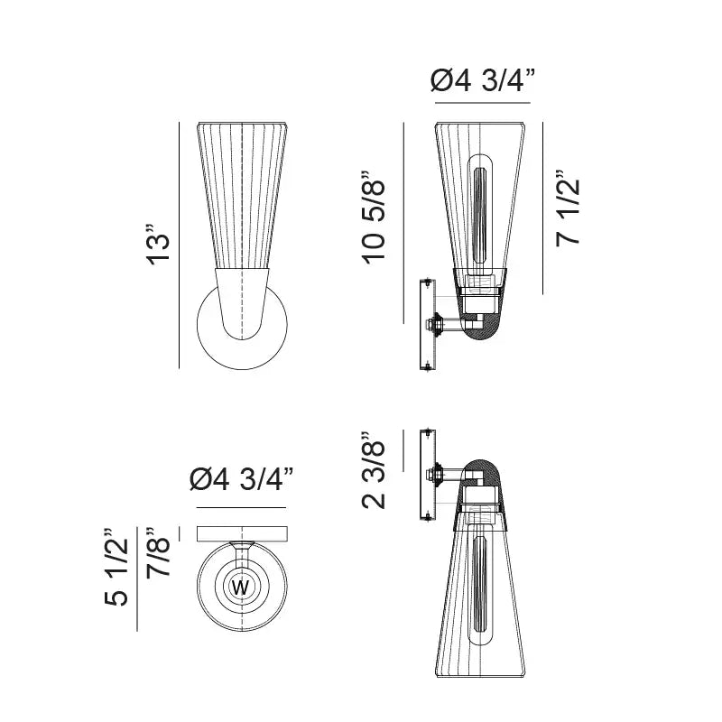 MATTEO, JAMESON WALL SCONCE, WALL SCONCES