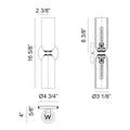 MATTEO, JULES WALL SCONCE, WALL SCONCES