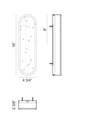 MATTEO, MARBLESTONE WALL SCONCE, WALL SCONCES