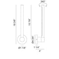 MATTEO, NOVELLE WALL SCONCE, WALL SCONCES