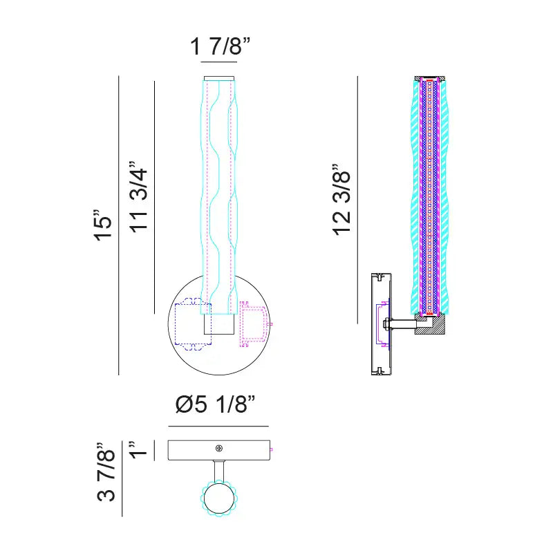MATTEO, RIPLEY WALL SCONCE, WALL SCONCES