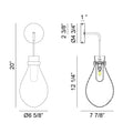 MATTEO, SERANNA WALL SCONCE, WALL SCONCES