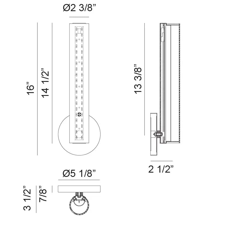 MATTEO, AXIS WALL SCONCE, WALL SCONCES
