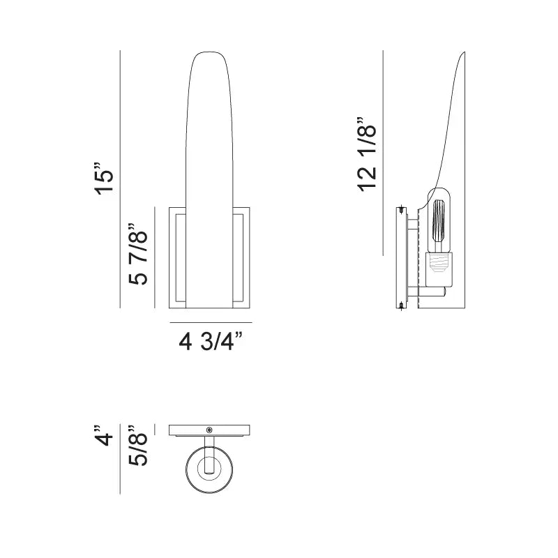 MATTEO, STYLUS WALL SCONCE, WALL SCONCES