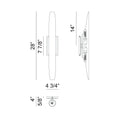 MATTEO, STYLUS WALL SCONCE, WALL SCONCES