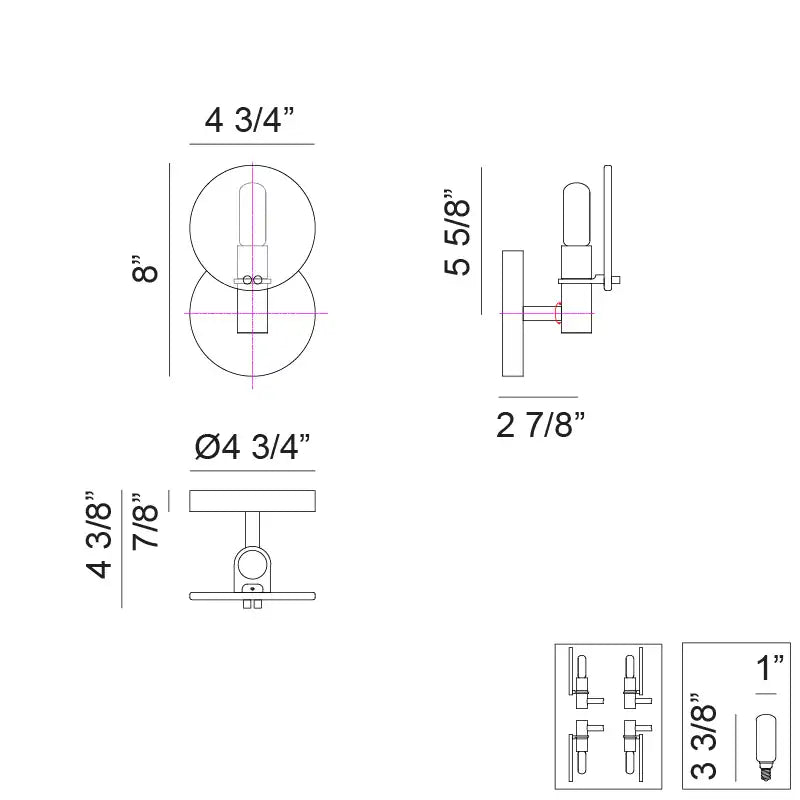 MATTEO, CLOUDBURST WALL SCONCE, WALL SCONCES