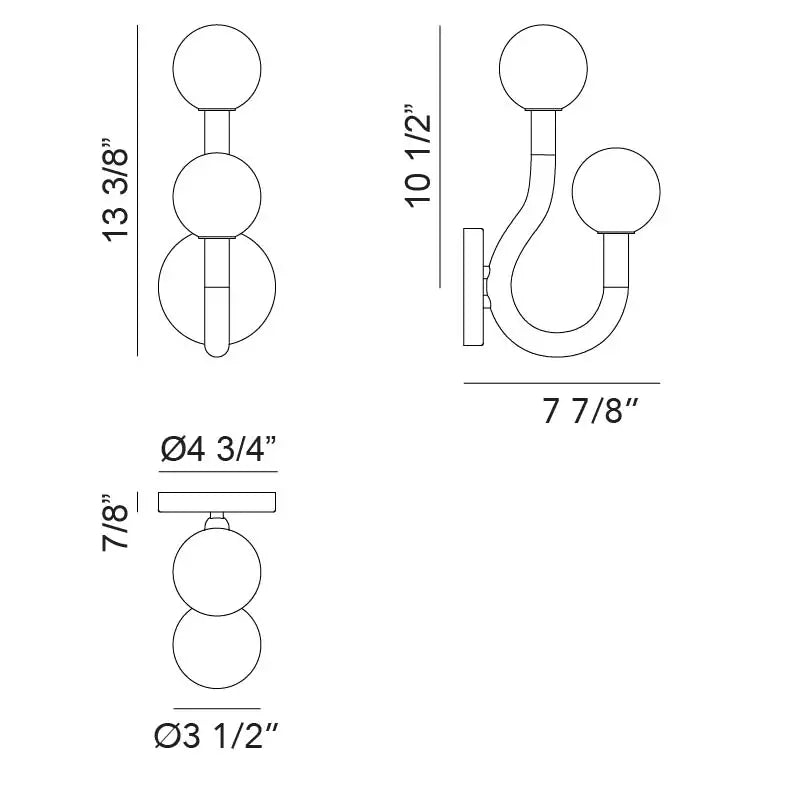 MATTEO, JOELLE WALL SCONCE, WALL SCONCES