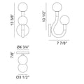 MATTEO, JOELLE WALL SCONCE, WALL SCONCES