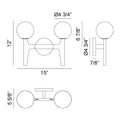 MATTEO, SCRIBEN WALL SCONCE, WALL SCONCES