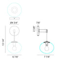MATTEO, BULBUS WALL SCONCE, WALL SCONCES