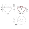 MATTEO, GARDENA WALL SCONCE, WALL SCONCES