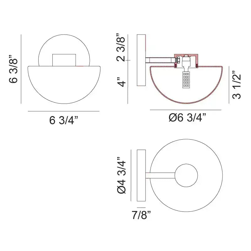 MATTEO, GARDENA WALL SCONCE, WALL SCONCES
