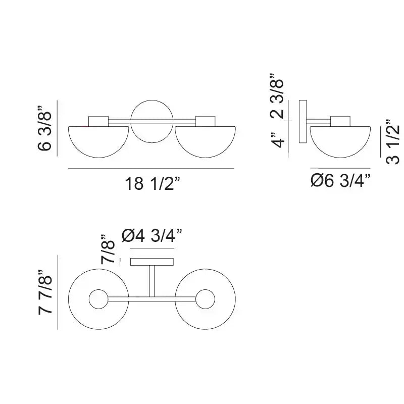 MATTEO, GARDENA WALL SCONCE, WALL SCONCES