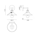 MATTEO, BULSTRODE'S WORKSHOP WALL SCONCE, WALL SCONCES