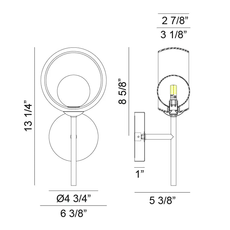 MATTEO, DELCIA WALL SCONCE, WALL SCONCES