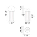 MATTEO, KRISTOF WALL SCONCE, WALL SCONCES