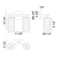 MATTEO, KRISTOF WALL SCONCE, WALL SCONCES