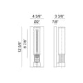 MATTEO, TUBO WALL SCONCE, WALL SCONCES