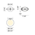 MATTEO, CHATOYANT WALL SCONCE, WALL SCONCES