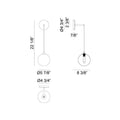 MATTEO, MAGMA WALL SCONCE, WALL SCONCES