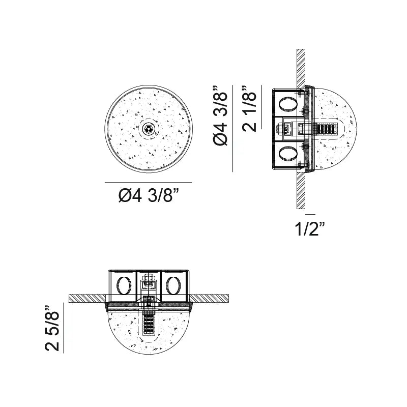 MATTEO, MISTY WALL SCONCE/CEILING MOUNT, WALL SCONCES
