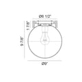 MATTEO, DUNE WALL SCONCE, WALL SCONCES