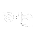 MATTEO, KASA WALL SCONCE/CEILING MOUNT, WALL SCONCES