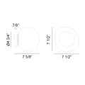 MATTEO, MELOTTE WALL SCONCE/CEILING MOUNT, WALL SCONCES