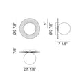 MATTEO, MODERN RUFF WALL SCONCE/CEILING MOUNT, WALL SCONCES