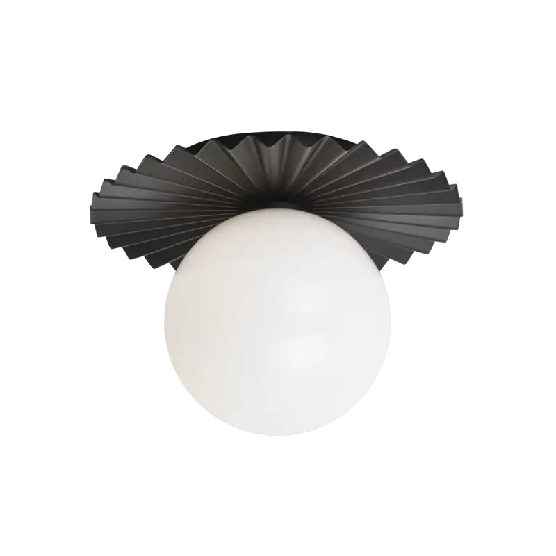 MATTEO, MODERN RUFF WALL SCONCE/CEILING MOUNT, WALL SCONCES