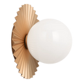 MATTEO, MODERN RUFF WALL SCONCE/CEILING MOUNT, WALL SCONCES