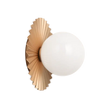 MATTEO, MODERN RUFF WALL SCONCE/CEILING MOUNT, WALL SCONCES