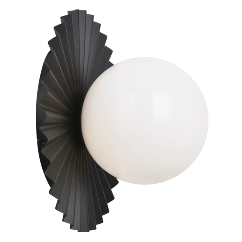 MATTEO, MODERN RUFF WALL SCONCE/CEILING MOUNT, WALL SCONCES