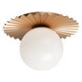 MATTEO, MODERN RUFF WALL SCONCE/CEILING MOUNT, WALL SCONCES