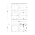 MATTEO, SQUIRCLE CEILING MOUNT, FLUSH MOUNT CEILING LIGHTS