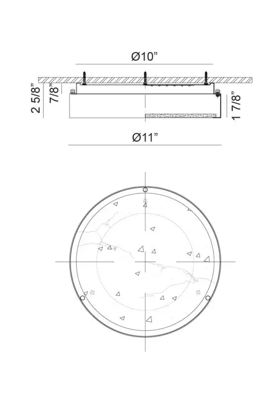MATTEO, MARBLESTONE CEILING MOUNT, FLUSH MOUNT CEILING LIGHTS