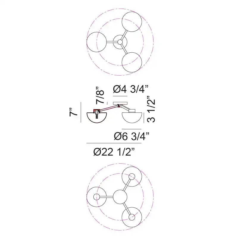 MATTEO, GARDENA FLUSH MOUNTS, FLUSH MOUNT CEILING LIGHTS