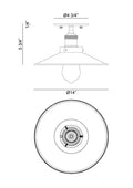MATTEO, BULSTRODE'S WORKSHOP CEILING MOUNT, FLUSH MOUNT CEILING LIGHTS