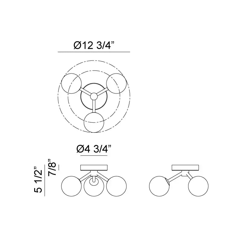 MATTEO, NOVU CEILING MOUNT, FLUSH MOUNT CEILING LIGHTS