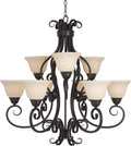 MAXIM, MANOR-MULTI-TIER CHANDELIER, PENDANT LIGHT