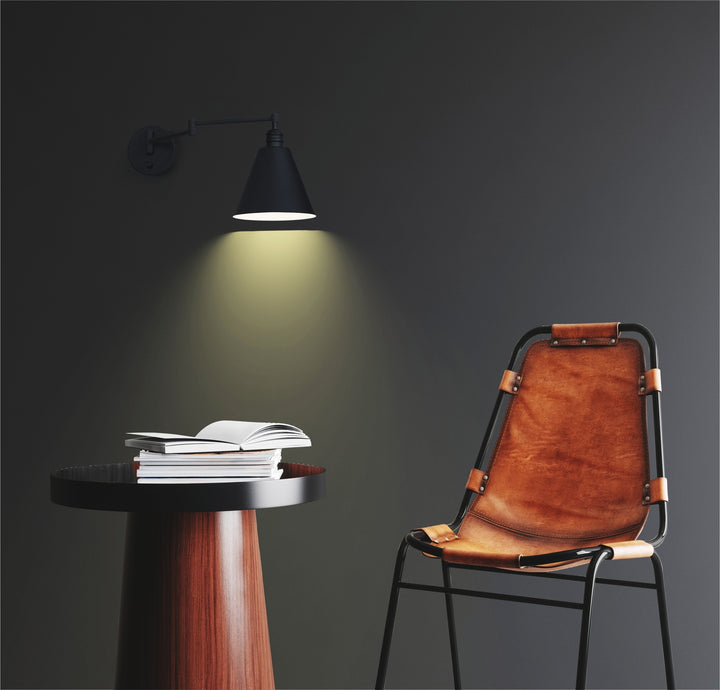 MAXIM, LIBRARY-WALL SCONCE, WALL SCONCES