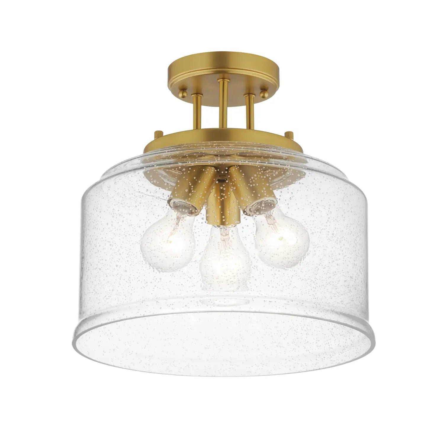 MAXIM, Acadia Semi Flush, SEMI FLUSH MOUNT LIGHT